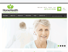 Tablet Screenshot of homehealthstore.ca